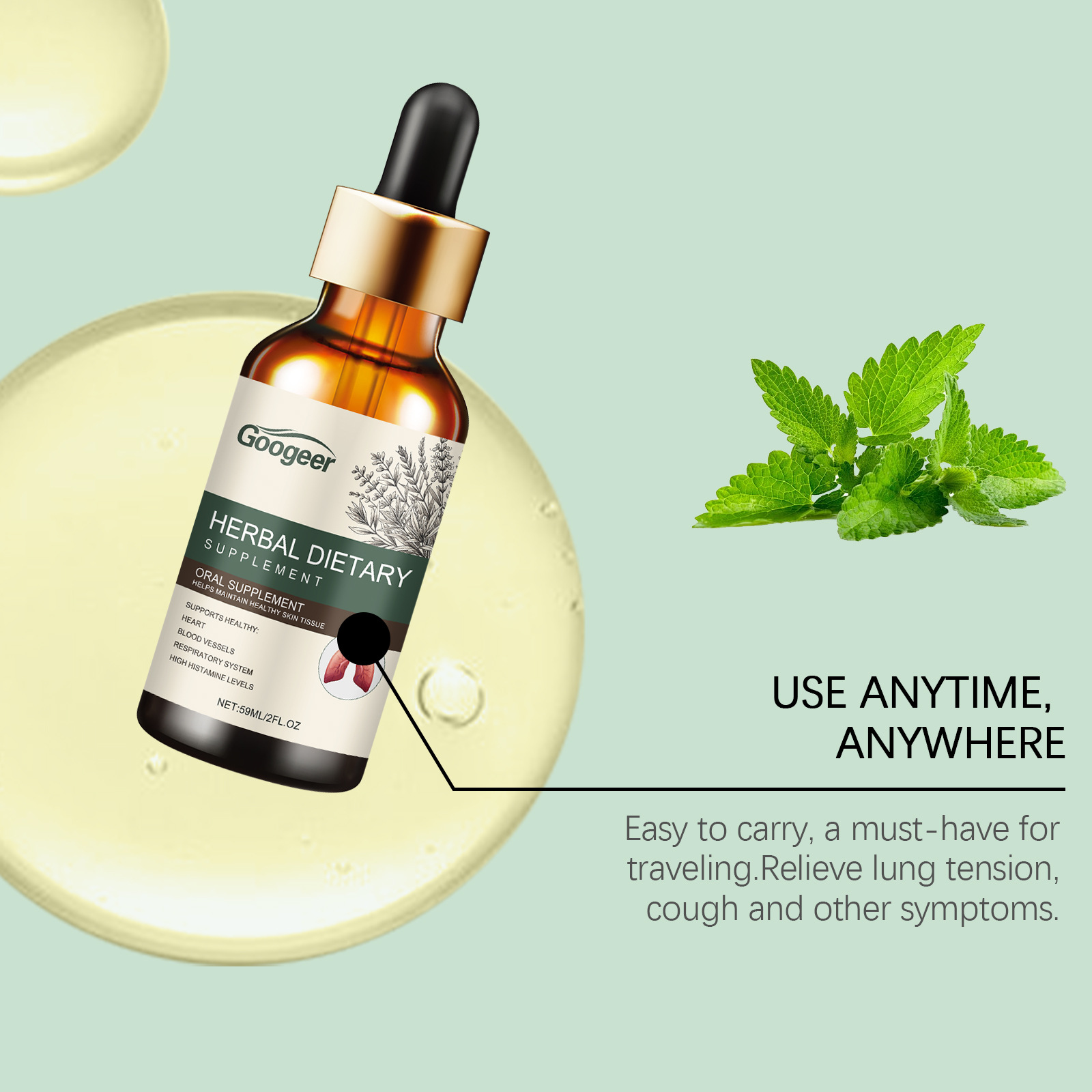 Мятные травяные капли для подд – обзор и цена Herbal Wellness Tincture