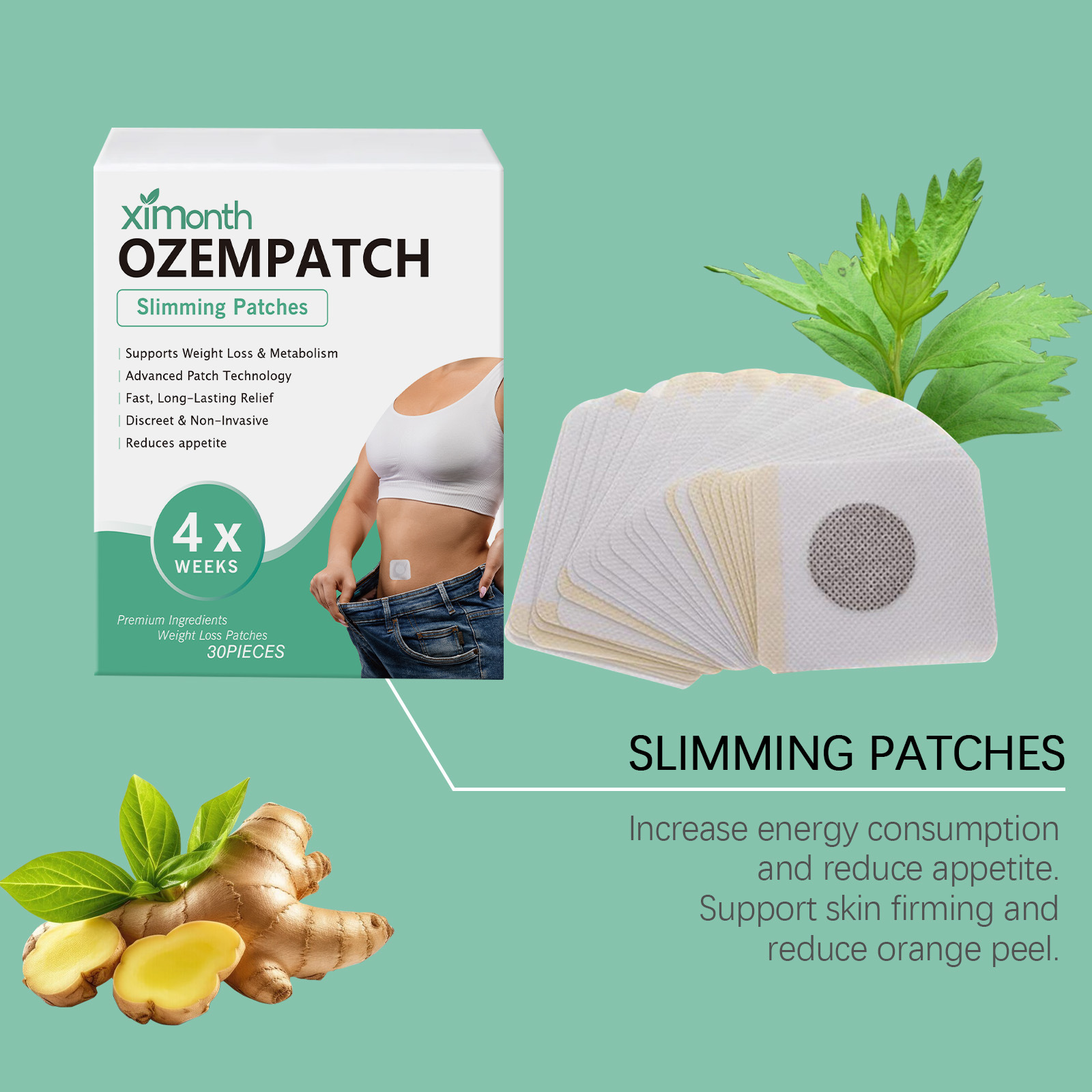 Пластыри для коррекции фигуры  – обзор и цена Herbal Wellness Patches