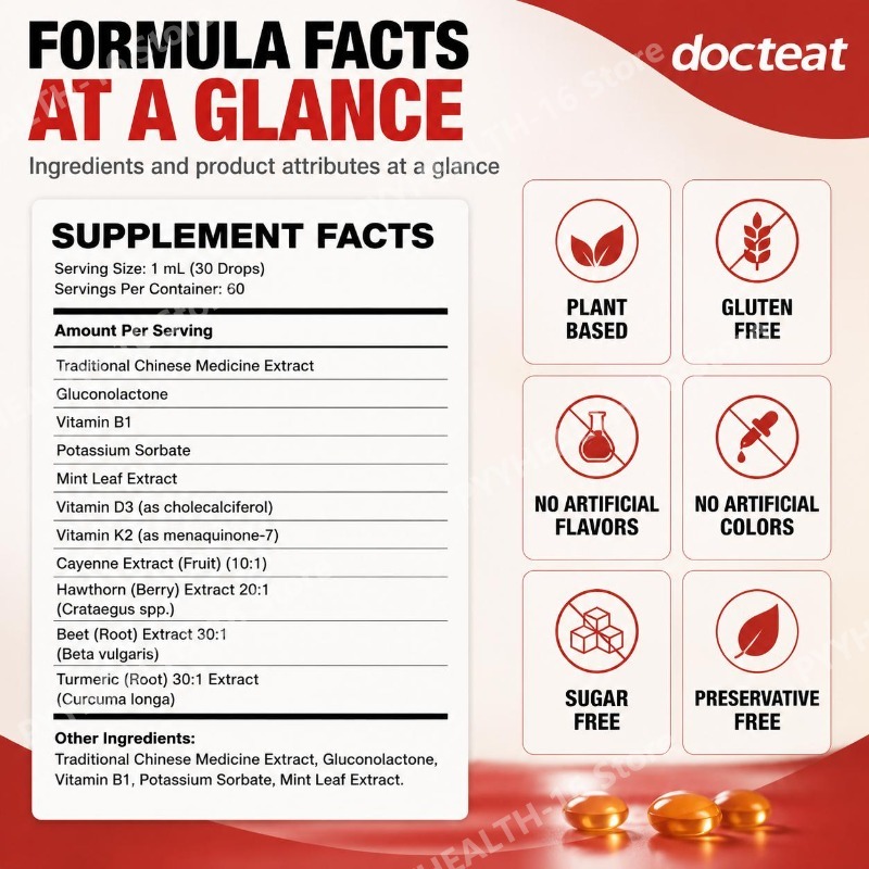 Жидкие капли Docteat Vitamin K – обзор и цена Herbal Wellness Formula
